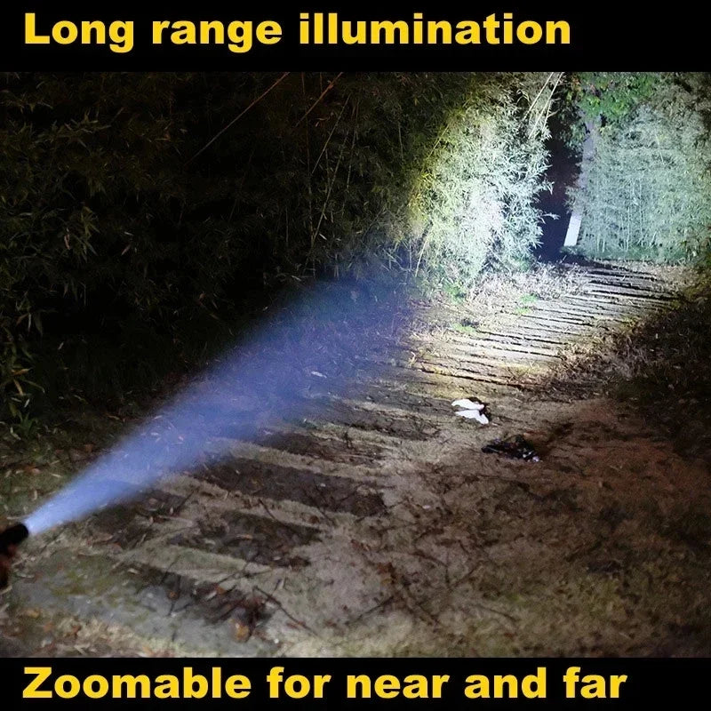 Self-defense tactics baton emergency flashlight